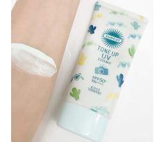 Kose - Suncut Tone Up UV Essence SPF 50+ PA++++ Mint Green