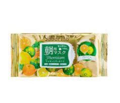 Saborino Premium Morning Mask Green Mandarin 28 pcs