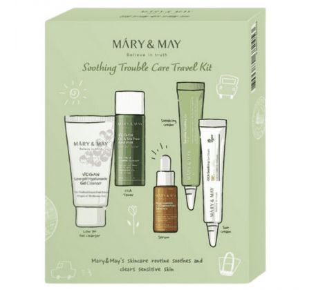 Mary&May - Soothing Trouble Care Travel Kit 5 kusov