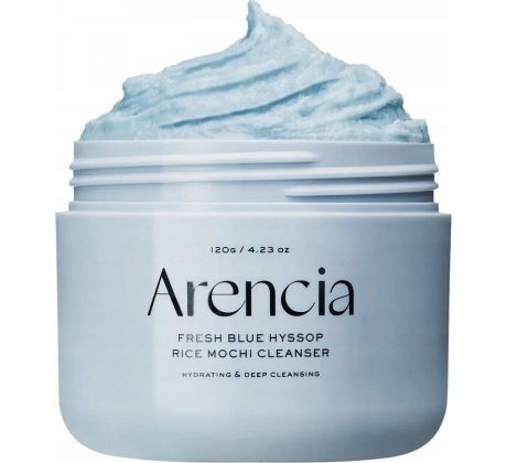 Arencia Fresh Blue Hyssop Rice Mochi Cleanser 120g