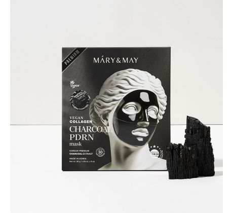 Mary&May - Vegan Collagen Charcoal PDRN Mask Set