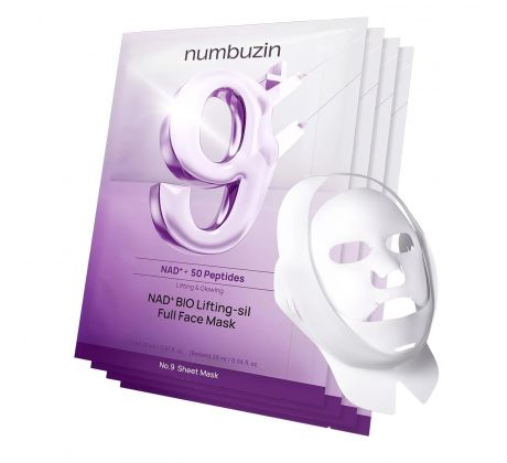 NUMBUZIN No.9 NAD Bio Lifting-sil Full Face Mask 4 ks set